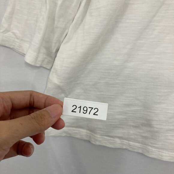 Boden size 10 White Slub Cotton Stretch Embroidered Boho Pullover Blouse - Picture 9 of 9